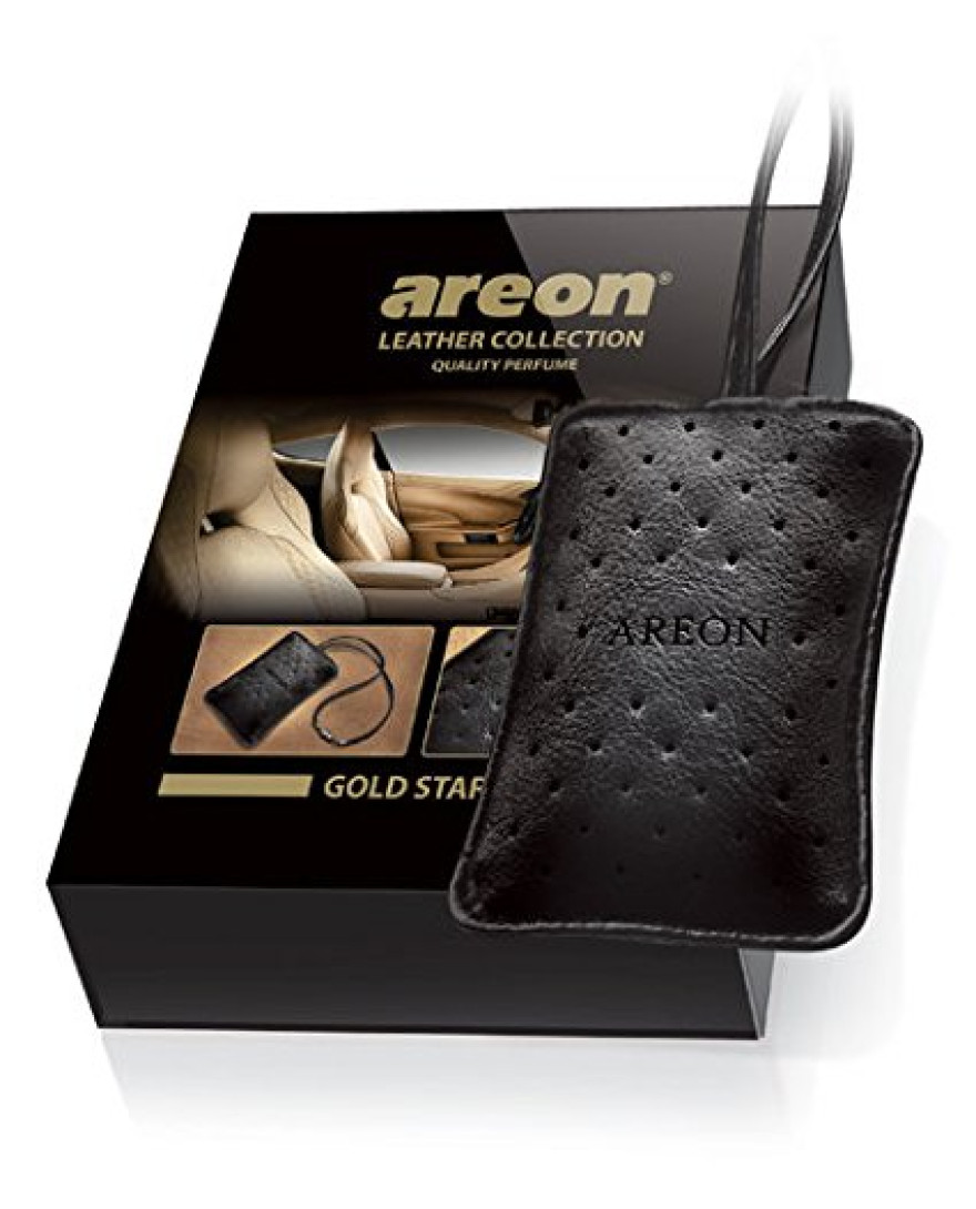 Areon Leather Premium Car Air Freshener Gold Star | 44g